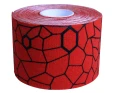 Taśma do kinesiotapingu TheraBand XactStretch 5cm x 5m 12931 czerwono-czarna