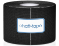 Chatt-Tape 5003 czarna taśma bawełniana do kinesiotapingu 1 rolka 5cm x 5m