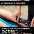 Taśma do kinesiotapingu TheraBand XactStretch 12931 czerwono-czarna - technologia XactStretch