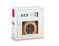 HS-021 szafka z kluczem na defibrylator AED Samaritan PAD - widok z defibrylatorem