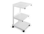 SA.III stolik-wózek aluminiowy pod 3 aparaty medyczne