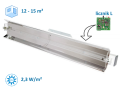 NBV-30NL lampa bakteriobójcza bezpośredniego działania 1x30W ścienna z licznikiem - wydajność