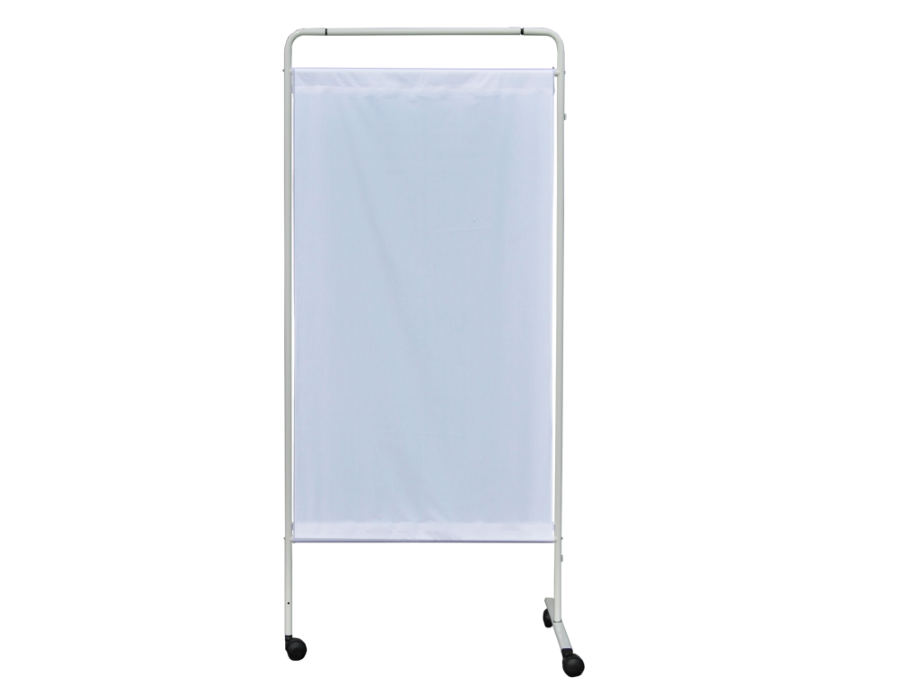PM-01/85z parawan lekarski 1-skrzydłowy zmywalny w ramie metalowej | EpicMED sprzęt i wyposażenie medyczne