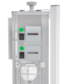 NBVE-60/30PL RC 2-funkcyjna lampa bakteriobójcza przepływowa - panel lampy z licznikami czasu pracy
