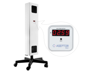 ASB-236MC mobilna lampa UV-C Aseptor Basic przepływowa z licznikiem