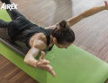 Airex Fitline 180 jasno zielona mata do ćwiczeń ogólnorozwojowych w domu