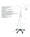 FLH-2 LED 2131L lampa zabiegowa LED - elementy lampy