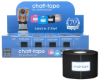 Chatt-Tape 5003 czarna taśma bawełniana do kinesiotapingu op. 12 rolek