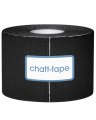 Chatt-Tape 5003 czarna taśma bawełniana do kinesiotapingu  - szerokość rolki 5cm, długość na rolce 5m
