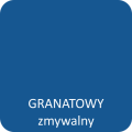 PRCH1/94z parawan lekarski 1-skrzydłowy zmywalny w ramie chromowanej - kolor zasłony zmywalnej granatowy