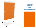 PRMP1 parawan lekarski PCV 1-skrzydłowy - kolor ekranu 304 pomarańczowy