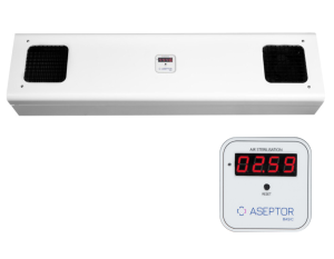 ASB-236WC przepływowa lampa UV-C Aseptor Basic ścienna z licznikiem
