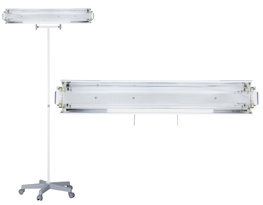 NBV-2x30P lampa bakteriobójcza bezpośredniego działania 2x30W mobilna | EpicMED sprzęt i wyposażenie medyczne