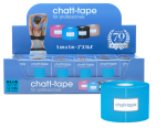 Chatt-Tape 5002 niebieska taśma bawełniana do kinesiotapingu op. 12 rolek