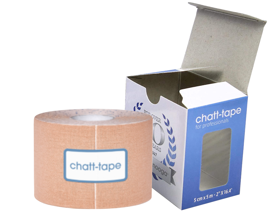 Taśma do kinesiotapingu Chattanooga Chatt-Tape 5cm rolka 5m beżowa | Sklep medyczny EpicMED