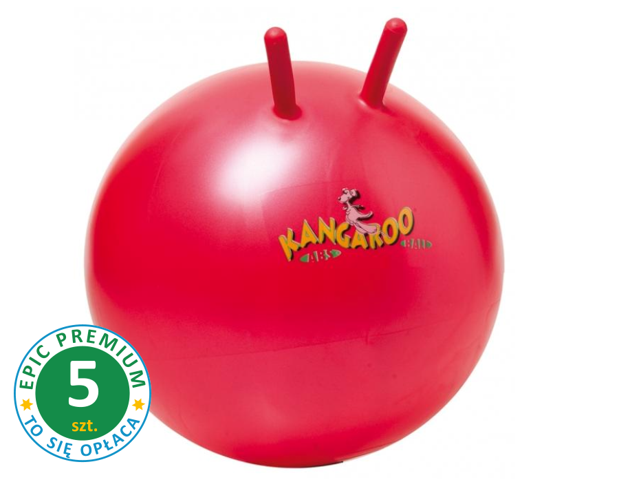 TOGU Kangaroo Super ABS 360602 Set 5 piłek skoczek 60 cm czerwone | EpicMED sprzęt i wyposażenie medyczne