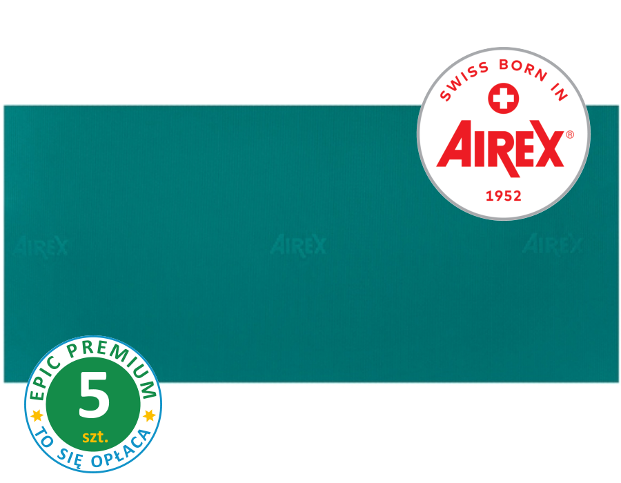 Airex Hercules rehabilitacyjne maty do ćwiczeń 200x100x2.5 kolor morski 5 sztuk | EpicMED sprzęt i wyposażenie medyczne