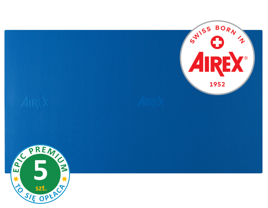 Airex Hercules rehabilitacyjne maty do ćwiczeń 200x100x2.5 niebieskie 5 sztuk | EpicMED sprzęt i wyposażenie medyczne