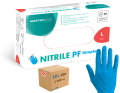 Master Glove Nitrile PF Simple rękawice nitrylowe L niebieskie 10 op. (1000 szt.) | EpicMED sprzęt i wyposażenie medyczne