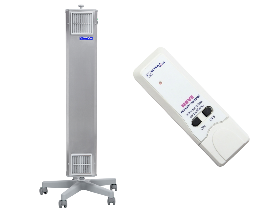 NBVE-60P RC mobilna lampa bakteriobójcza UV-C przepływowa z pilotem | EpicMED sprzęt i wyposażenie medyczne