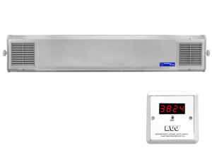 NBVE-60NLW lampa bakteriobójcza UV-C przepływowa ścienna z licznikiem LED