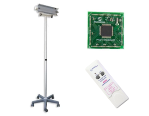 NBV-15PL RC lampa bakteriobójcza bezp. działania 1x15W mobilna z pilotem i licznikiem
