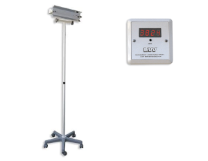 NBV-15PLW lampa bakteriobójcza bezpośredniego działania 1x15W mobilna z licznikiem LED