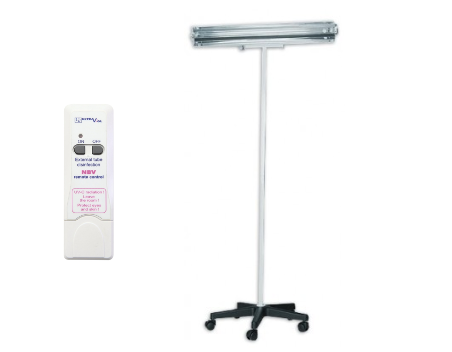 NBV-30P RC lampa bakteriobójcza bezpośredniego działania 1x30W mobilna z pilotem | EpicMED sprzęt i wyposażenie medyczne
