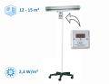 NBV-30PLW RC lampa bakteriobójcza bezpośredniego działania 1x30W mobilna z pilotem i licznikiem LED - wydajność