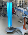 NBV-8x36P BT lampa bakteriobójcza bezpośredniego działania 288W mobilna - promień skutecznego działania promieniowania UV-C 5 metrów w zakresie 360°