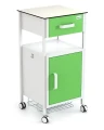 WD2p szafka przyłóżkowa pacjenta -  front w kolorze zielonym RAL 6018
