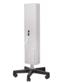 ASB-255MC INOX mobilna lampa UV-C Aseptor Basic przepływowa z licznikiem - tył lampy