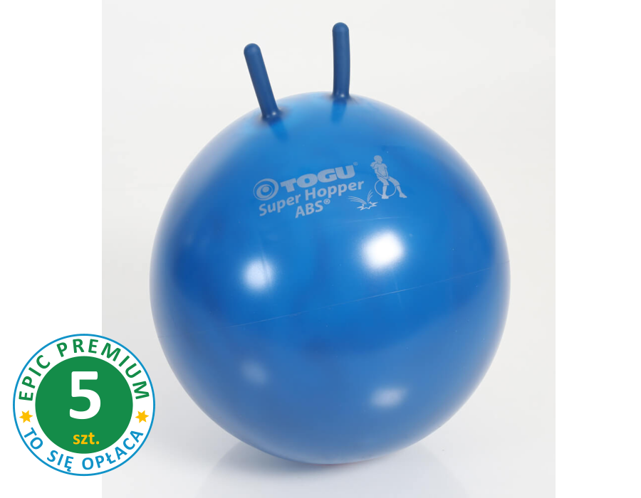 TOGU Kangaroo Super ABS 3606024 Set 5 piłek skoczek 60 cm niebieskie | EpicMED sprzęt i wyposażenie medyczne