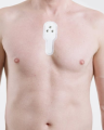 MiniSnap Sensitive 1-kanałowa elektroda EKG jednorazowa do holtera EKG Faros - aplikacja elektrody