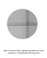NSML.101.9010.9005 szafa lekarska 1-skrzydłowa 1-komorowa biało-czarna - półki szklane