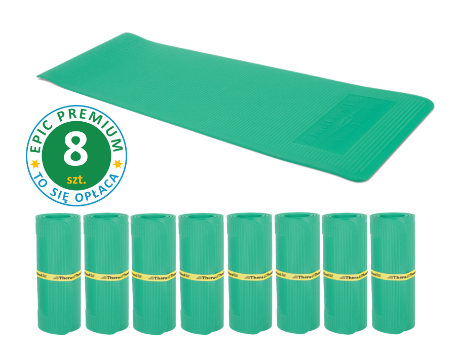 Thera Band EM 25054 Set 8 zielonych mat gimnastycznych 190x60x1.5 do ćwiczeń | EpicMED sprzęt i wyposażenie medyczne