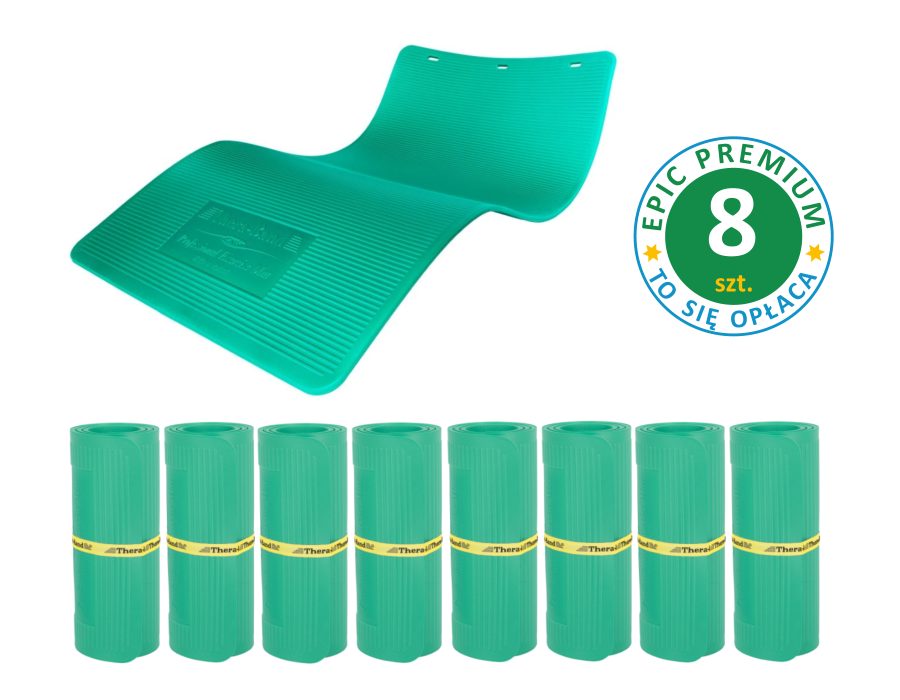 Thera Band EM 25060 Set 8 zielonych mat gimnastycznych 190x100x1.5 do ćwiczeń | EpicMED sprzęt i wyposażenie medyczne