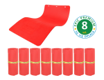 Thera Band EM 25061 Set 8 czerwonych mat gimnastycznych 190x100x1.5 do ćwiczeń