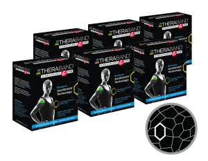 Thera-Band XactStretch 12927 Set 6 rolek czarno-białej taśmy kinezjologicznej 5x500 cm
