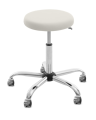 Taboret medyczny Meden-Inmed dla terapeuty - tapicerka Standard kolor nr 00 Ecru