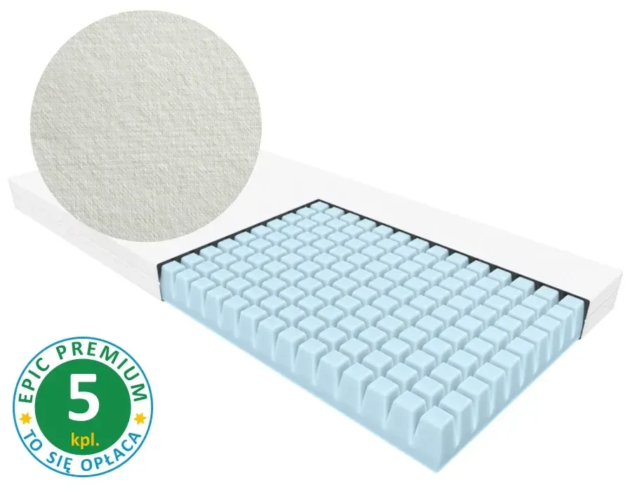 T35P.200x90x12.PW10 piankowe materace przeciwodleżynowe w pokrowcach paroprzepuszczalnych - 10 kompletów | EpicMED sprzęt i wyposażenie medyczne