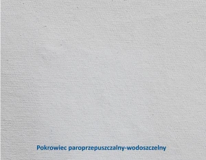 PW.200x80 pokrowiec paroprzepuszczalny na materac szpitalny 200x80x12cm