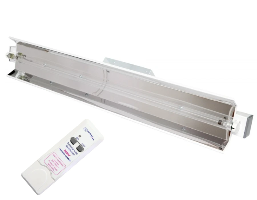 NBV-55N RC lampa bakteriobójcza bezpośredniego działania 1x55W ścienna z pilotem | EpicMED sprzęt i wyposażenie medyczne
