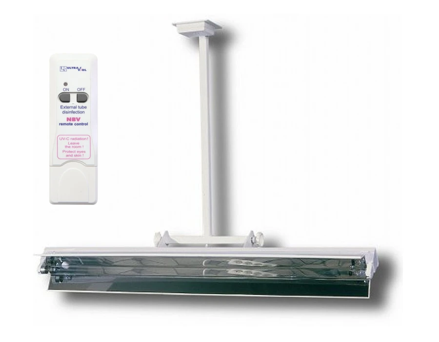 NBV-55S RC lampa bakteriobójcza bezpośredniego działania 1x55W sufitowa z pilotem | EpicMED sprzęt i wyposażenie medyczne