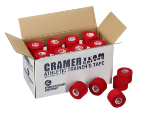 Cramer Team Color Athletic Tape taśma do tejpowania 32 rolki czerwona