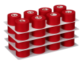 Taśma do tejpowania Cramer Team Color Athletic Tape 32 rolki 3,8cm x 9,14m czerwona