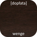 PRD2z parawan lekarski 2-skrzydłowy zmywalny na kółkach - kolor drewna wybarwiony wenge [dopłata]