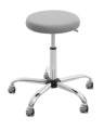 Taboret medyczny Meden-Inmed dla terapeuty - tapicerka Standard kolor nr 06 Szary