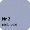 Kolor zasłony parawanu - nr 2 niebieski
