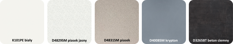 Kolory blatów meblowych ZTM Tech-Med Bydgoszcz | EpicMED